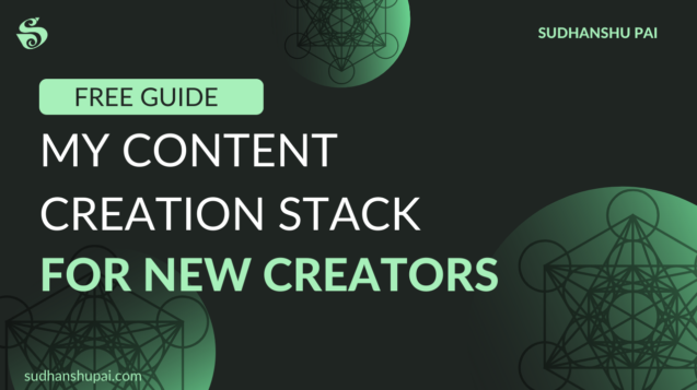 Fre Guide" My entire content creation stack for new creators